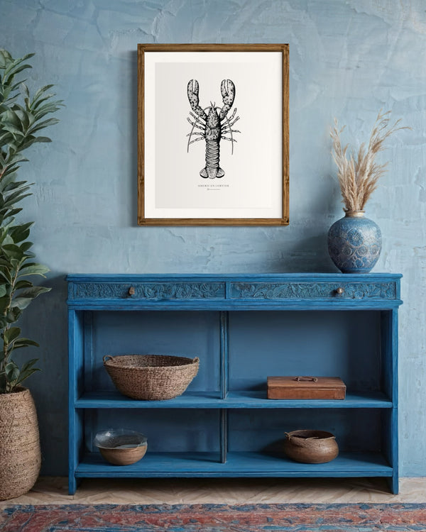 American Lobster II Black and White Fine Art Print